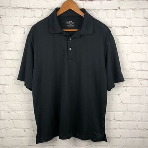 PGA Tour Black Lightweight Tech Polo Men's Sz Large